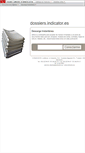Mobile Screenshot of dossiers.indicator.es