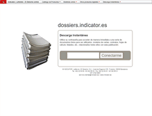 Tablet Screenshot of dossiers.indicator.es