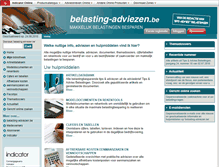 Tablet Screenshot of plus.indicator.be