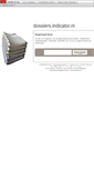 Mobile Screenshot of dossiers.indicator.nl